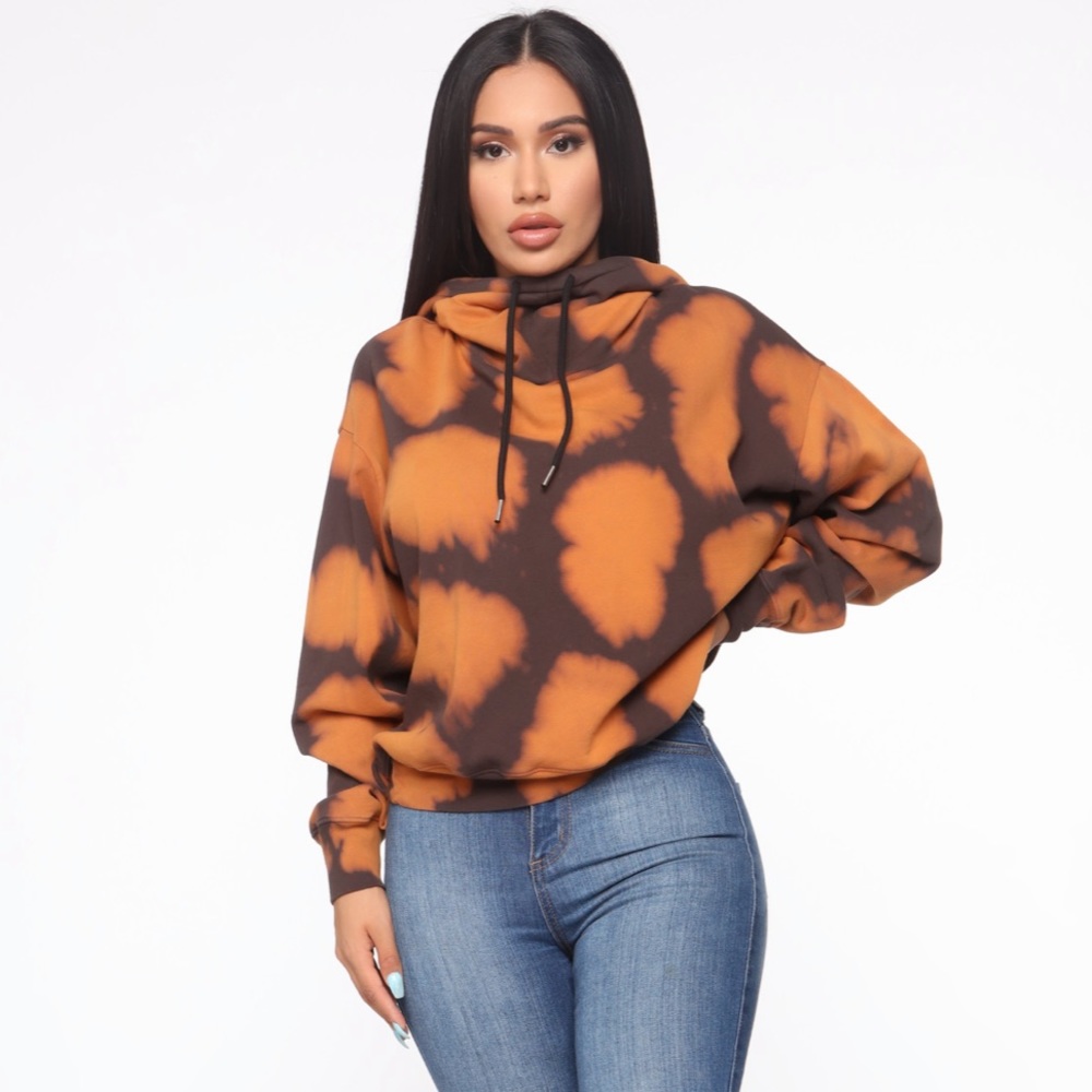 Brown/combo Hoodie